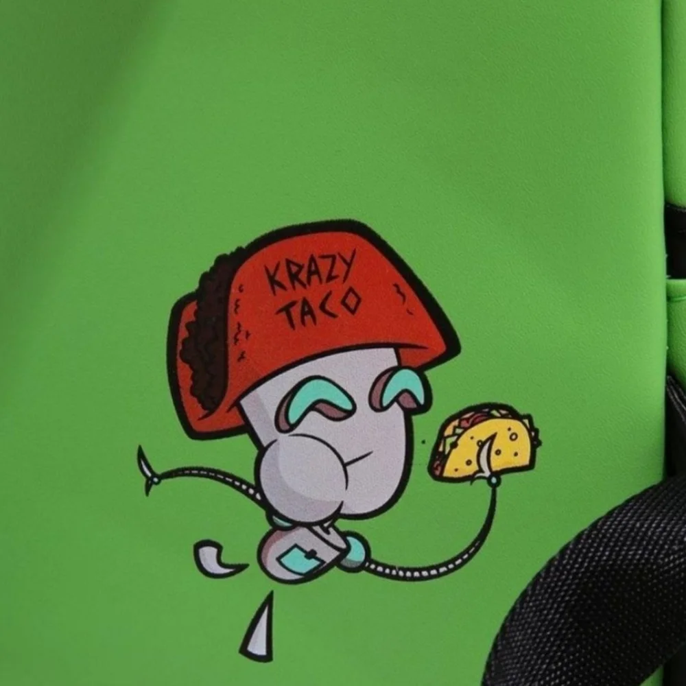 Rare Loungefly GIR Mini Backpack – Limited Edition Invader Zim – New + Bonus Plu - Picture 4 of 7